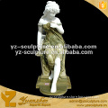 Western multi color Stone marble lady Sculpture